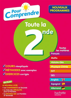 Pour comprendre toute la 2de : toutes les matières : nouveaux programmes