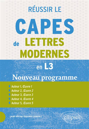 Réussir le Capes de lettres modernes, en L3 : nouveau programme