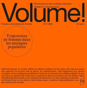 Volume !, n° 23-1. Trajectoires de femmes dans les musiques populaires