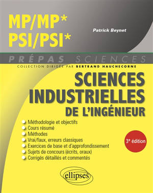 Sciences industrielles de l'ingénieur MP, MP*, PSI, PSI*