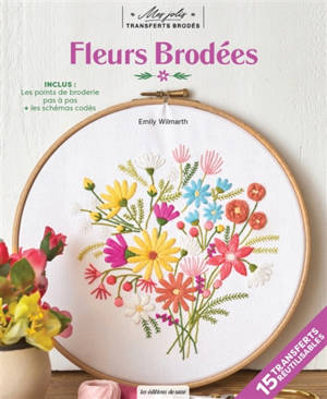 Fleurs brodées