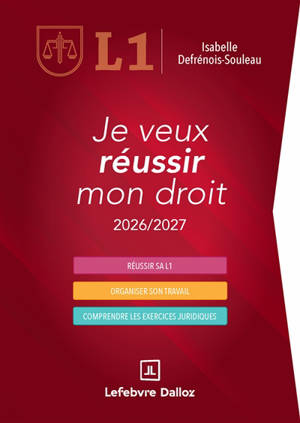 Je veux réussir mon droit, L1 : 2026-2027
