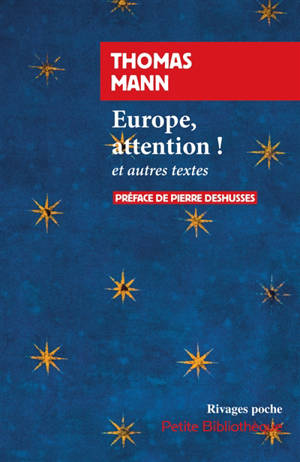 Europe, attention ! : et autres essais (1935-1944)