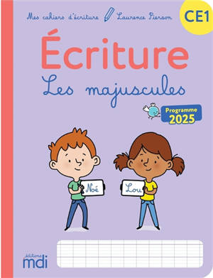 Ecriture CE1 : les majuscules