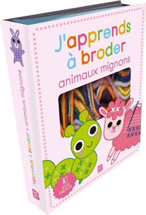 J'apprends à broder : Animaux mignons