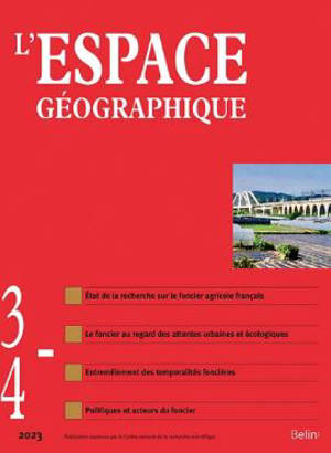 Espace géographique, n° 3-4 (2023)