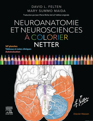 Neuroanatomie et neurosciences à colorier Netter