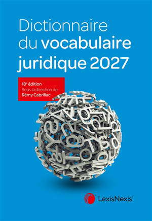 Dictionnaire du vocabulaire juridique 2027