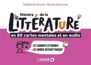 Histoire de la littérature en 60 cartes mentales et en audio