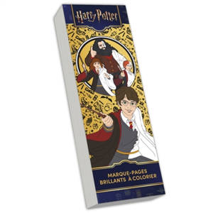 Harry Potter : Marque-pages brillants à colorier NE