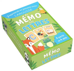 Le Mémo des lettres : J'apprends en jouant avec Larousse