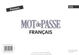 Mot de passe, français, CE2 : posters : 2026