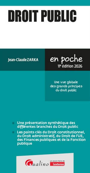 Droit public : une vue globale des grands principes du droit public