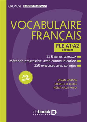 Vocabulaire français : FLE A1-A2, débutant