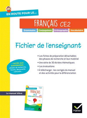 En route pour le français, CE2 : fichier de l'enseignant