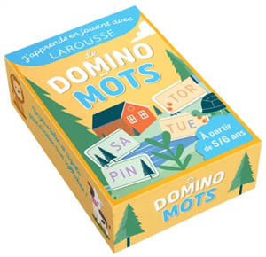 Le Domino-mots : J'apprends en jouant avec Larousse