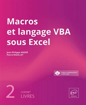Macros et langage VBA sous Excel : coffret 2 livres