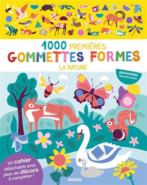 1000 premières gommettes formes : La nature