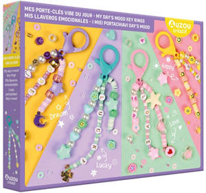 Mes porte-clés vibe du jour. My day's mood key rings. Mis llaveros emocionales