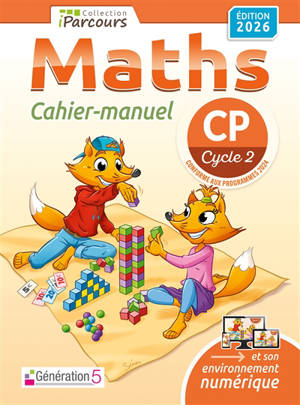Cahier-manuel iParcours maths CP (édition 2026)