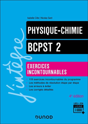 Physique, chimie, BCPST 2 : exercices incontournables