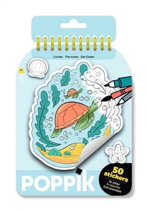 CARNET DE STICKERS : Océan