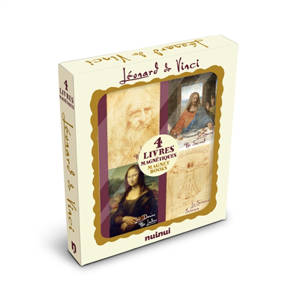 Léonard de Vinci : 4 livres magnétiques. Léonard de Vinci : 4 magnet books