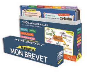 Je réussis mon brevet : 100 cartes mentales pour réviser sereinement !
