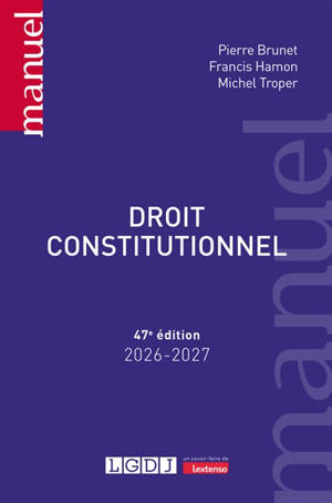 Droit constitutionnel : 2026-2027