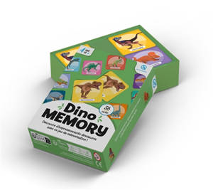 Dino memory : découvre d'impressionnants dinosaures avec ce jeu de mémorisation !