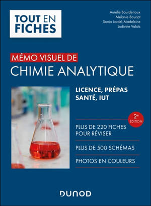 Mémo visuel de chimie analytique : licence, prépas, santé, IUT