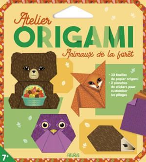 Animaux de la forêt : atelier origami