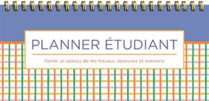 Planner étudiant : garde un aperçu de tes travaux, épreuves et examens : carrés colorés