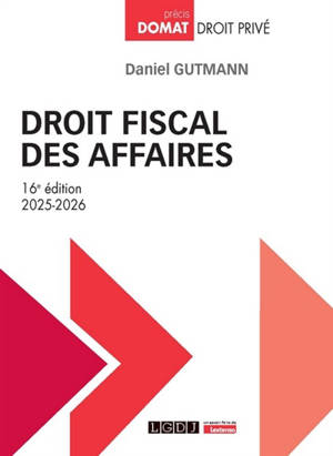 Droit fiscal des affaires : 2026-2027