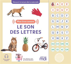 Mon livre sonore - Le son des lettres