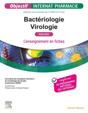 Bactériologie, virologie : l'enseignement en fiches : 2026-2027