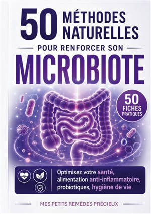 50 méthodes naturelles pour renforcer son microbiote : Optimisez votre santé : alimentation anti-inflammatoire, probiotiques, hygiène de vie