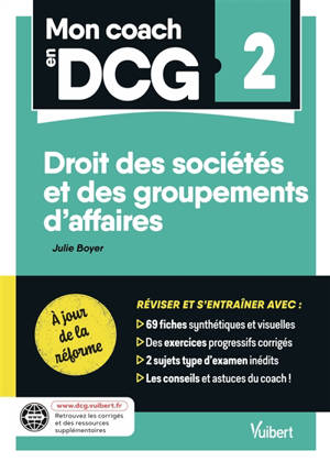 Droit des sociétés et des groupements d'affaires : DCG 2