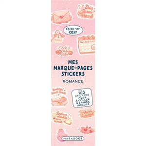 Mes marque page stickers : Romance