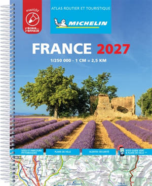France 2027 : atlas routier et touristique : plastifié