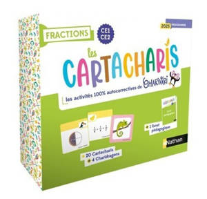 Les cartacharis fractions, CE1, CE2 : les activités 100 % autocorrectives de Charivari : programme 2025