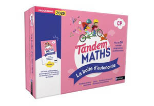 Tandem, maths CP : la boîte d'autonomie : plus de 50 activités progressives et différenciées