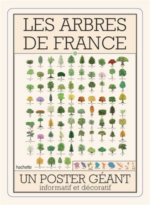 Les arbres de France : un poster géant informatif et décoratif
