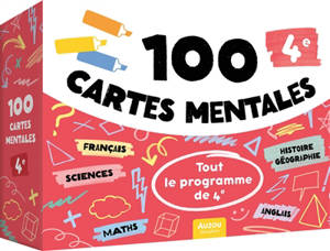 Tout le programme de 4e : 100 cartes mentales