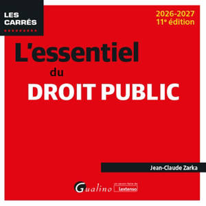 L'essentiel du droit public : 2026-2027