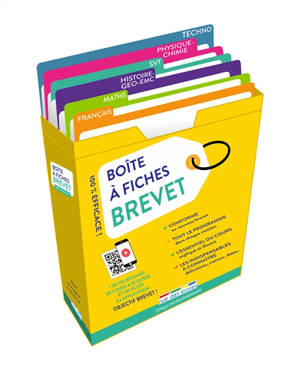 Boîte à fiches brevet : 180 fiches pour réussir
