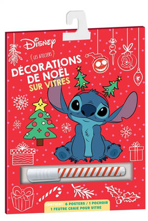 Décorations de Noël sur vitres