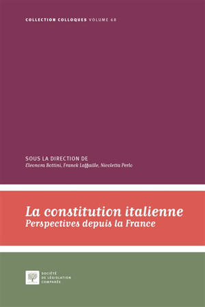 La constitution italienne : perspectives depuis la France
