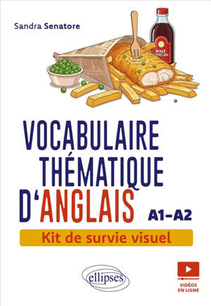 Vocabulaire thématique d'anglais : A1-A2 : kit de survie visuel