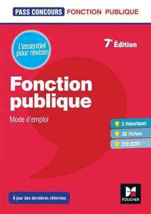 Fonction publique : mode d'emploi